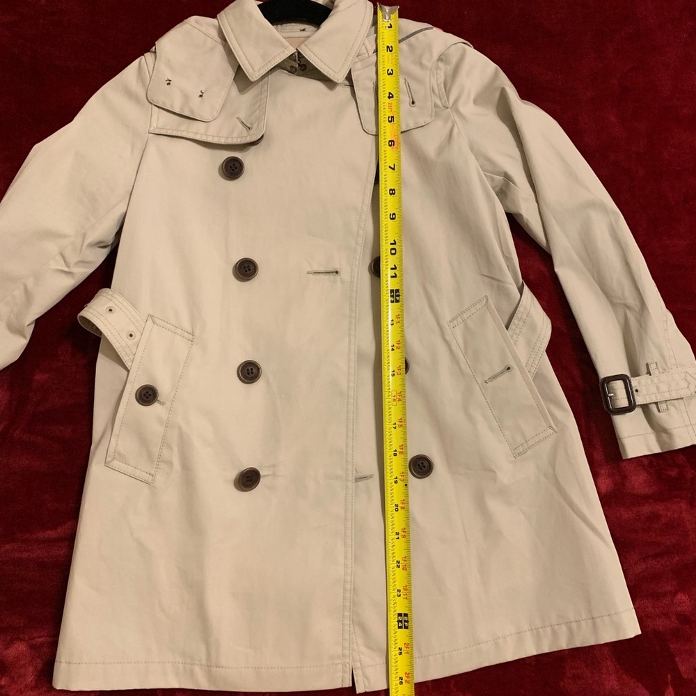 Dimensions for the trench coat